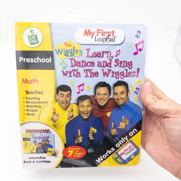 Leap Frog My First Leap Pad Interactive Book And Cartridge The Wiggles Math - Picture 4 of 6